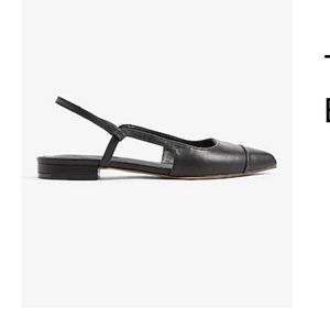 Express Toe Cap Slingback Flats